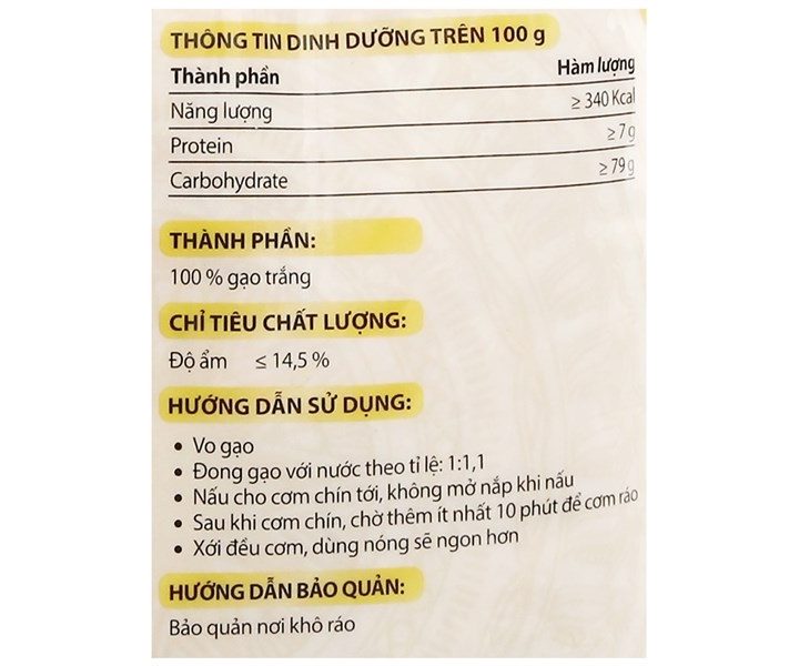 GẠO THƠM THƯỢNG HẠNG NEPTUNE 5KG - Túi