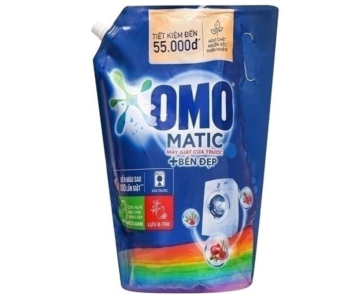 Nước giặt omo hoa oải hương cửa ngang 3.6kg - Túi