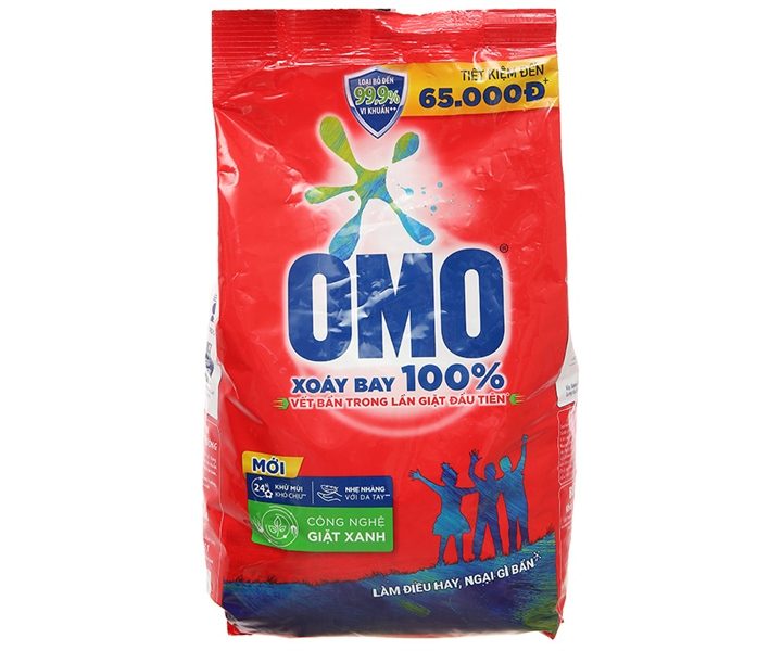 Bột Giặt Omo đỏ 2.9kg - Túi