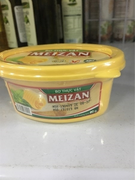 BƠ THỰC VẬT MEIZAN HỘP BÉ 80G - Thùng