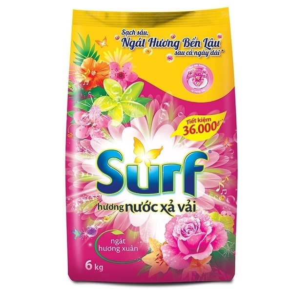 BỘT GIẶT SURF 5.5KG - Thùng