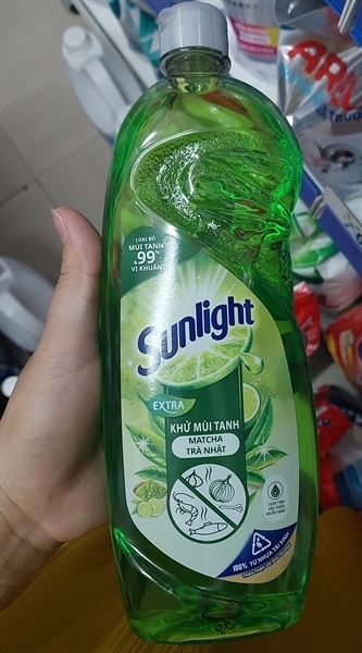 Nrb Sunlight khử mùi tanh trà nhật 750g - Chai