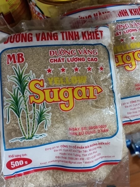 Đường vàng gói 0.5kg - Bao