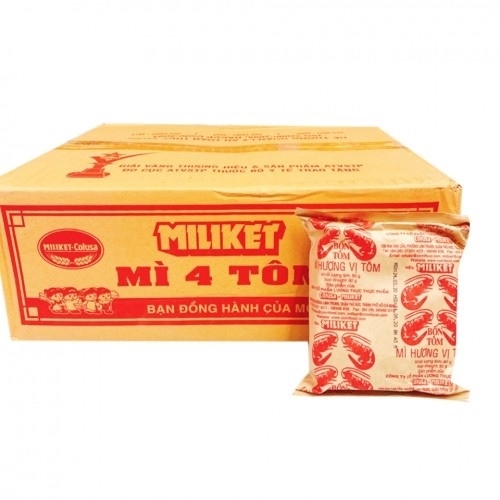 Mỳ Miliket 30 gói 80g - Thùng 30