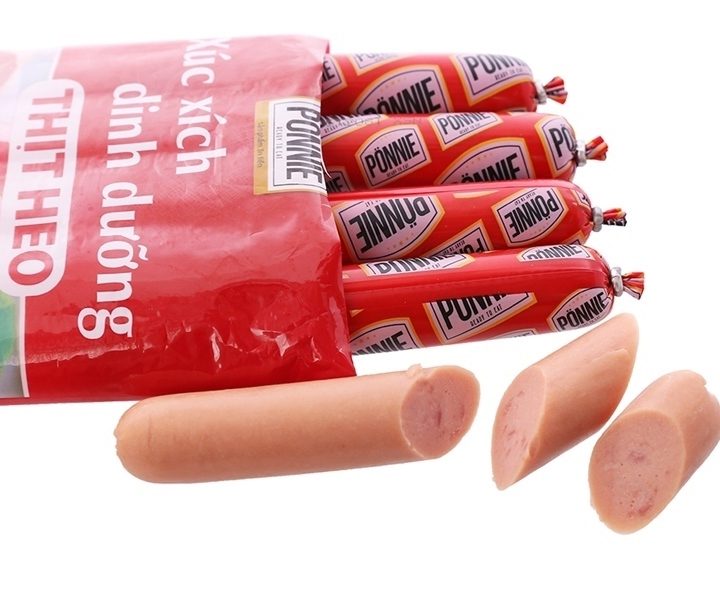 Xúc xích heo Ponnie 95g(5 cái x19g) - gòi