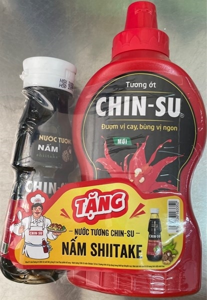 TƯƠNG ỚT CHIN SU 500G NƯỚC TƯƠNG 130ML - Thùng