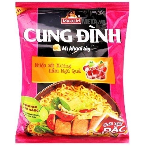 Mì cung đình sườn heo hầm măng 80g - chục gói