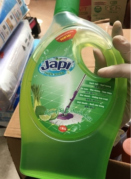 Nước lau sàn Japi chanh sả 1.1l - Can