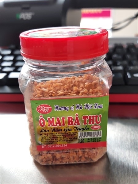 Muối ô mai bà Thu 10g - lọ