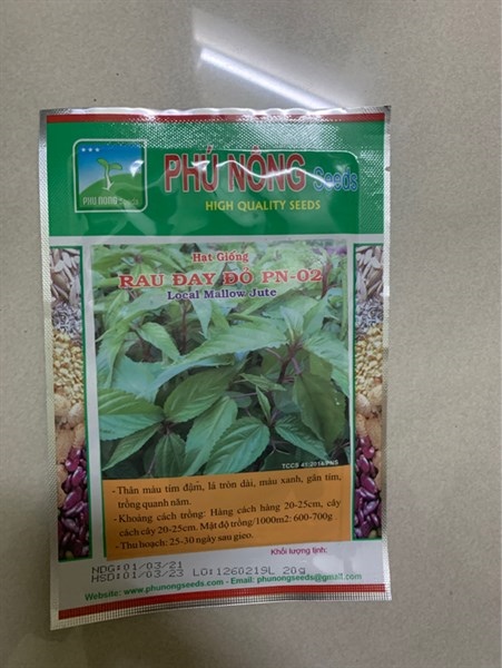 HẠT GIỐNG RAU ĐAY ĐỎ 20G - Gói