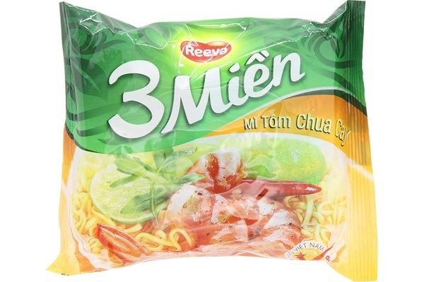 MỲ BA MIỀN TÔM CHUA CAY 65g - Gói