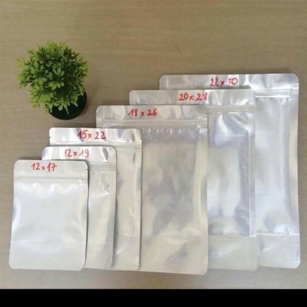 TÚI ZIP BẠC 500GR 18X26 - Kg