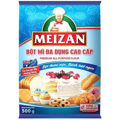 Bột mì Meizan túi 0.5kg - Thùng