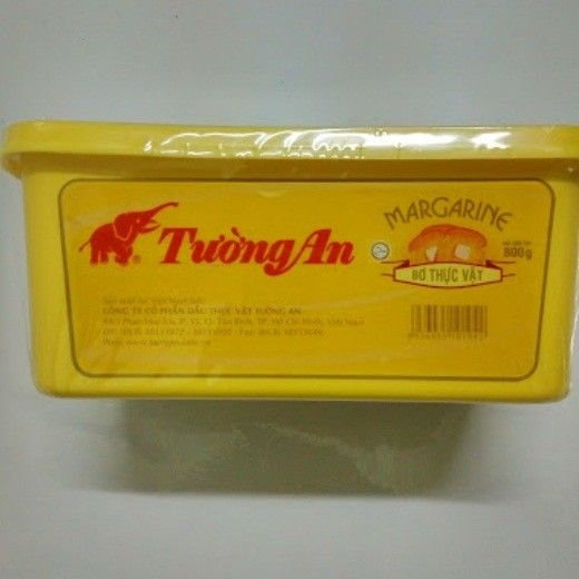 Bơ thực vật Margarine 800g tường an - hộp