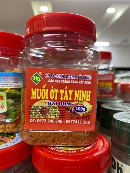 MUỐI ỚT TÂY NINH HẢI DUNG HẠT BÉ