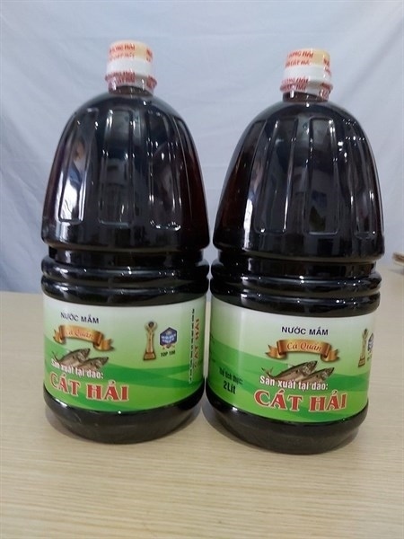NƯỚC MẮM CÁT HẢI CÁ QUẨN 2L
