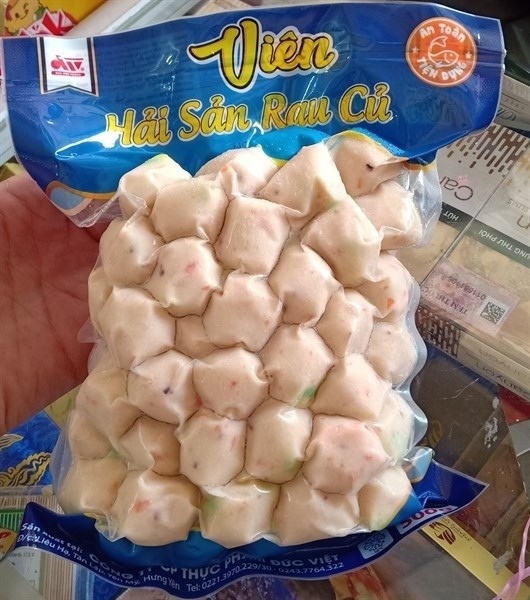 Viên vị rau củ, hải sản Đức Việt 500g