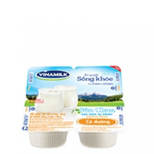 Sữa chua Vinamilk có đường