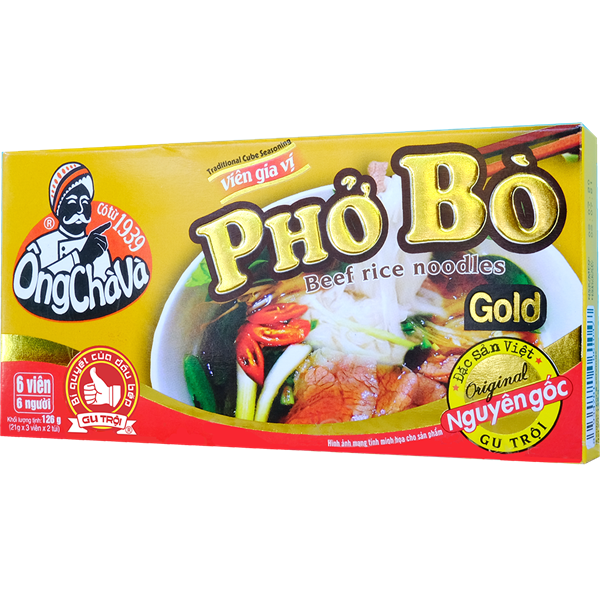 VIÊN GV PHỞ BÒ ÔNG CHÀ VÀ GOLD 126GR
